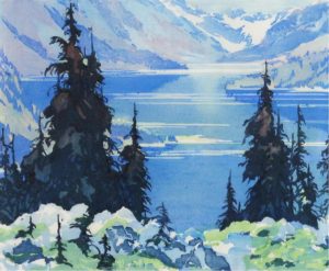 Barbara Harvey Leighton: MORAINE LAKE