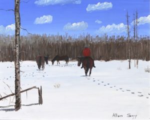 Allen Sapp: GOING TO GET THE HORSES