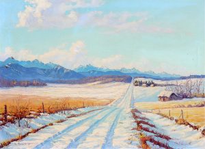Mario Moczorodynski: RURAL ROAD IN THE FOOTHILLS