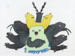 Pitseolak Ashoona: ANIMALS OF OUR LAND