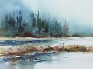 John Herreilers: MISTY AUTUMN LANDSCAPE