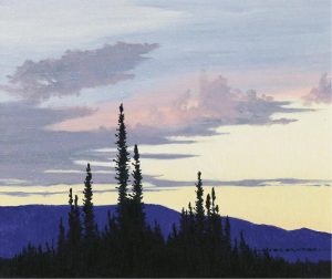 Leyda Campbell: EVENING, HAINES HWY, Y.T.