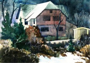 Brent R. Laycock: SUBURBAN EVENING