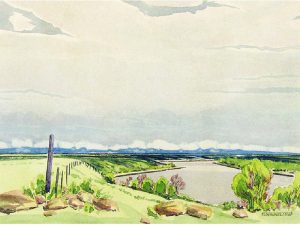 Robert Newton Hurley: UNTITLED; RIVER VALLEY