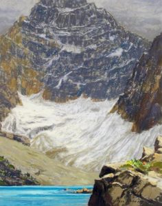 Horace Champagne: MT. BIDDLE IN SEPTEMBER, WITH LAKE MCARTHUR
