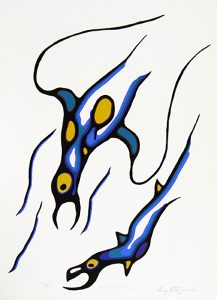 Goyce Kakegamic: SEAGULL FISHING; 1981  |  BOY IN THE MOON; 1979