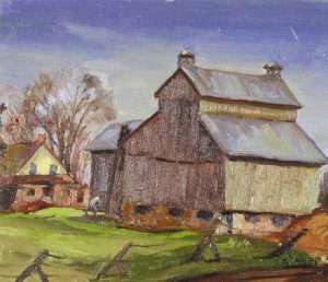 John L. Byrne: UNTITLED; FARMYARD  |  UNTITLED; MOUNTAIN TOPS