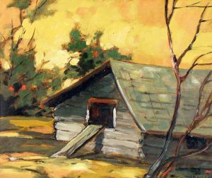 Hans Herold: METIS SHACK, BATOCHE, SASKATCHEWAN
