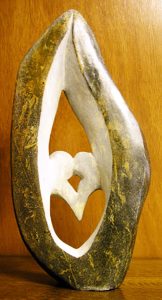 Shona Sculpture – Shingirai Gavare: COURTING BIRDS