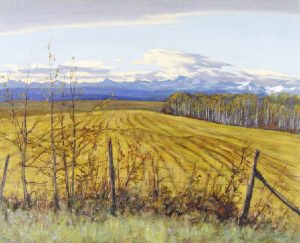 John Davenall Turner: THE RAG FIELD, WEST OF CALGARY