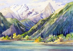 Reginald LLewellyn Harvey: MT. EDITH – BANFF