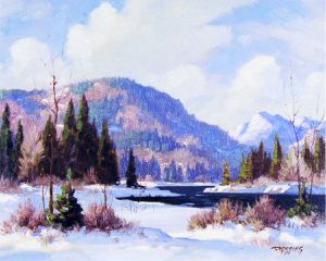 Roland Gissing: WINTER IN THE FOOTHILLS
