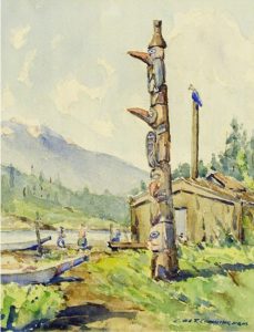 Cecil A. de T. Cunningham: TOTEM “TLINGIS”  |  TOTEM “WRNGELE”