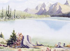 Margaret Shelton: UNTITLED (MOUNTAIN LAKE)