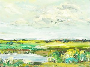 Darlene Hay: SUMMER FIELDS WITH SLOUGH