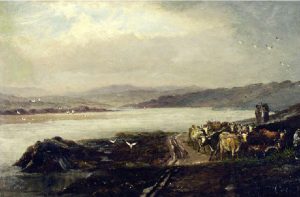 William Henry Vernon: UNTITLED; CATTLE BY THE SHORE