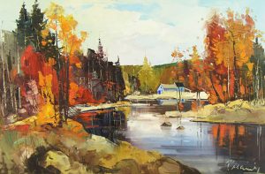 Geza (Gordon) Marich: UNTITLED (AUTUMN LANDSCAPE)