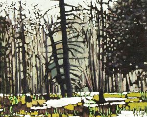 H. William (Bill) Townsend: TREES NEAR CRANBROOK, B.C.