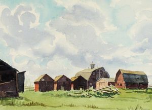 Margaret Dorothy Shelton: UNTITLED (FARMYARD)