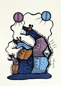 Robert Kakegamic: LOON  |  MA -QUOK; 1976  |  NURSING THE CUB; 1980