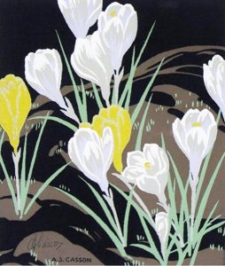 Alfred Joseph Casson: UNTITLED (CROCUSES)