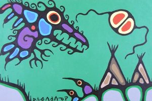 Norval H. Morrisseau: UNTITLED (RAVEN)