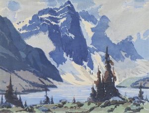 Barbara Harvey Leighton: MORAINE LAKE