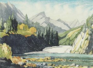 Margaret Dorothy Shelton: BOW FALLS, BANFF