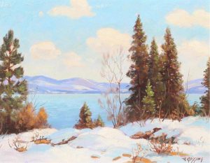Roland Gissing: WINTER ON GHOST LAKE