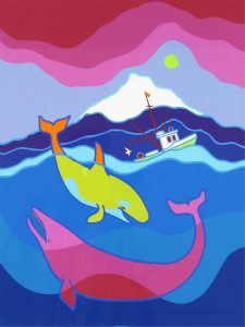 Ted Harrison: WHALE FROLIC