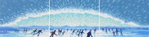 William Roy (Bill) Brownridge: SKATERS, NIGHT SKY, TRIPTYCH