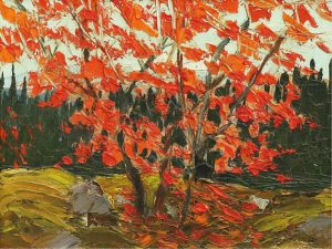 Illingworth Holey (Buck) Kerr: RED MAPLE AND BLACK SPRUCE