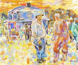 Andre Charles Bieler: QUEBEC FARM SCENE