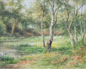 Frederick Arthur Verner: FOREST SCENE