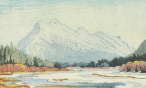 Margaret Dorothy Shelton: MOUNT RUNDLE IN MARCH