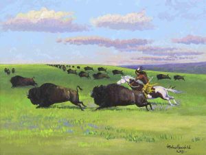 Michael Lonechild: BUFFALO HUNT