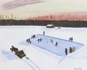 Allen Sapp: WATCHING THE KIDS PLAYING HOCKEY