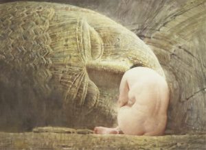 Zhong-Yang Huang: SEATED NUDE WITH BUDDHA