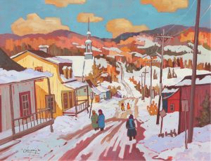 Claude Langevin: CHERSTEY VILLAGE, LAURENTIDES