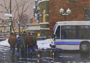 Richard Savoie: STREET SCENE, WINTER