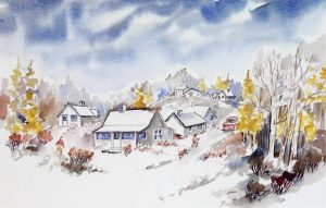 Janet Mitchell: OUT FOR A WALK ON A FALL DAY