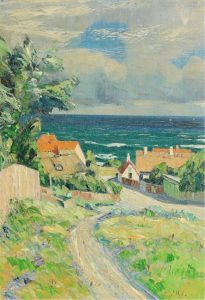 Arthur Nielsen: FRISK SUMMERDAG, TISUILDE (NORTH END OF ISLAND OF ZEELAND, DENMARK)