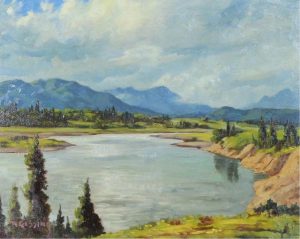 Roland Gissing: STORMY DAY IN THE FOOTHILLS