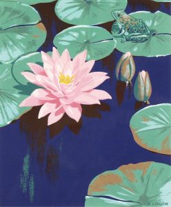 Alfred Joseph Casson: TRANQUILITY (FROG ON A LILYPAD)