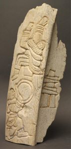 Unidentified Inuit Artist: INUIT SCENES: DANCER, DRUMMER AND INUKSHUK