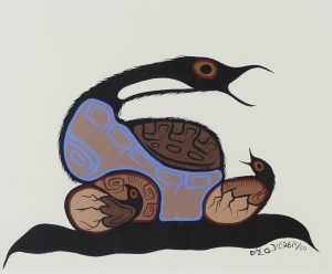 Robert Kakegamic: LOON AND HATCHLINGS