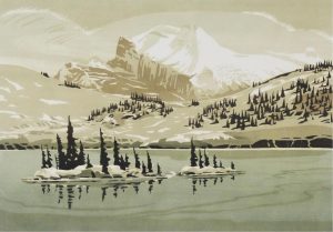 George Weber: ROCK ISLE LAKE, SUNSHINE, BANFF