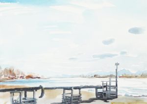Margaret Dorothy Shelton: DOCK AT CHESTERMERE