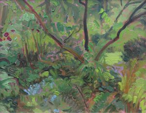 David John More: PASSAGE BY SALMONBERRIES (ISLAND FOREST SERIES #XVII)