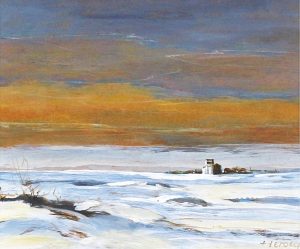 Hans Herold: SASK. ELEVATOR NEAR KINDERSLEY